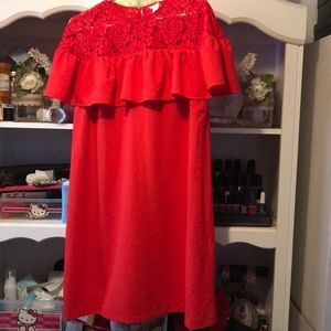 H & M elegant red dress